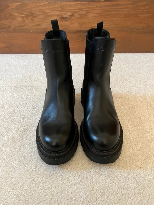 Leather Chelsea boots Prada - 2