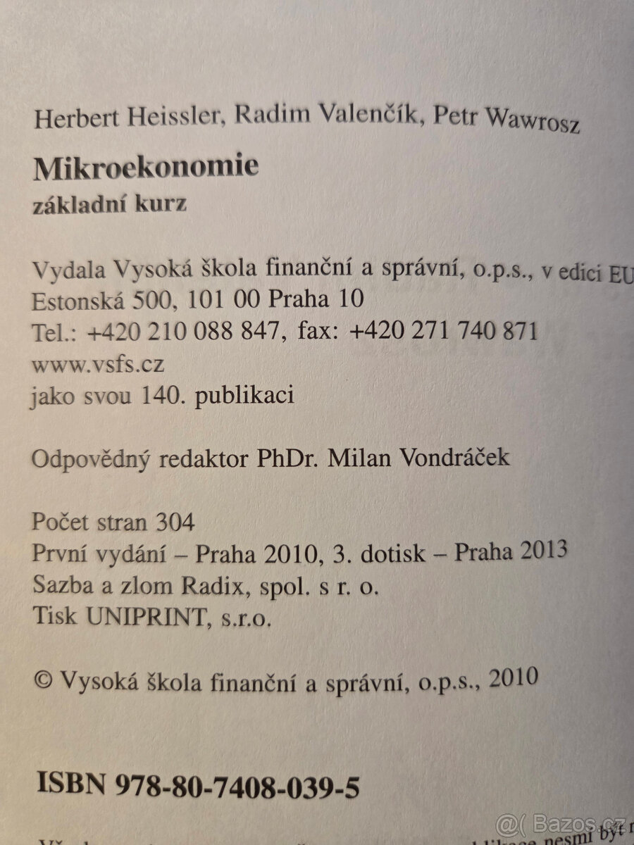Mikroekonomie - 2