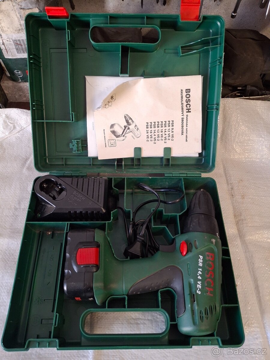 Aku vrtačka BOSCH PSR 14,4 VE-2 - 2