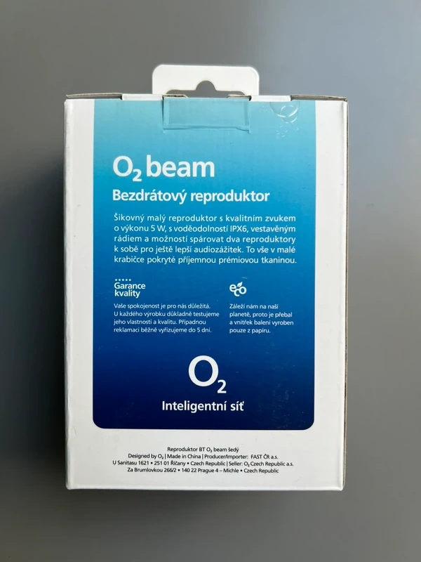 Bezdrátový reproduktor -nový, O2 Beam - 2
