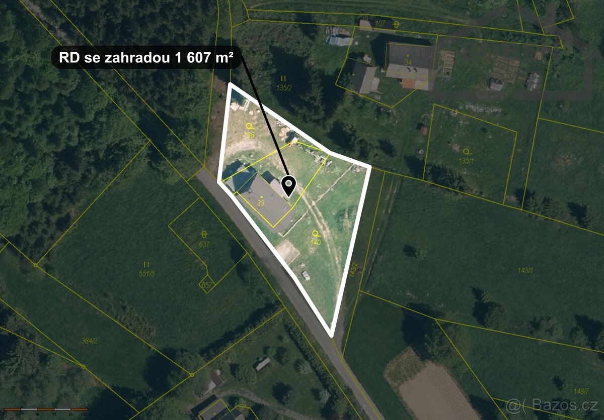 Rodinný dům - polosamota ( 120 m²), zahrada 1491 m² - Chodsk - 2