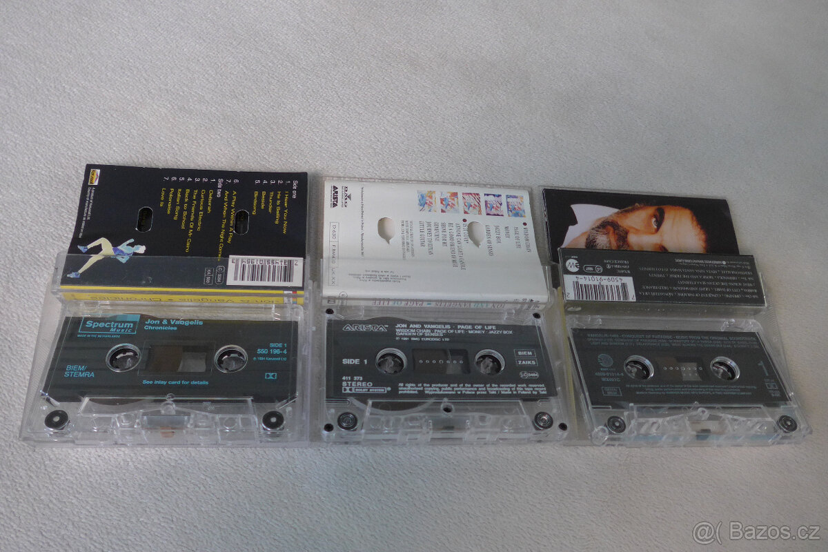 AudioKazety Jon ANDERSON & VANGELIS 3ks MC - 2