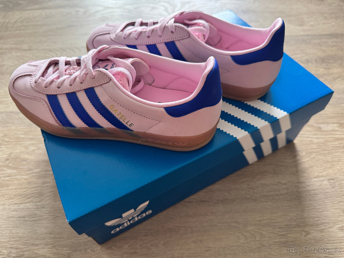 Tenisky Adidas Gazelle Indoor "Clear Pink Lucid Blue" 37 1 - 2