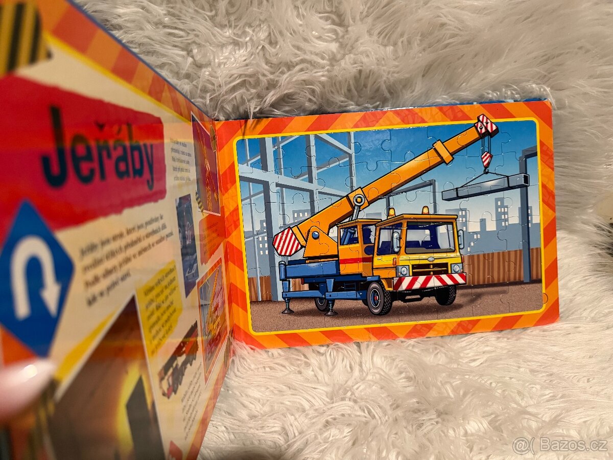 MAXI AUTA – knížka s puzzle (4×48 dílků) - 2