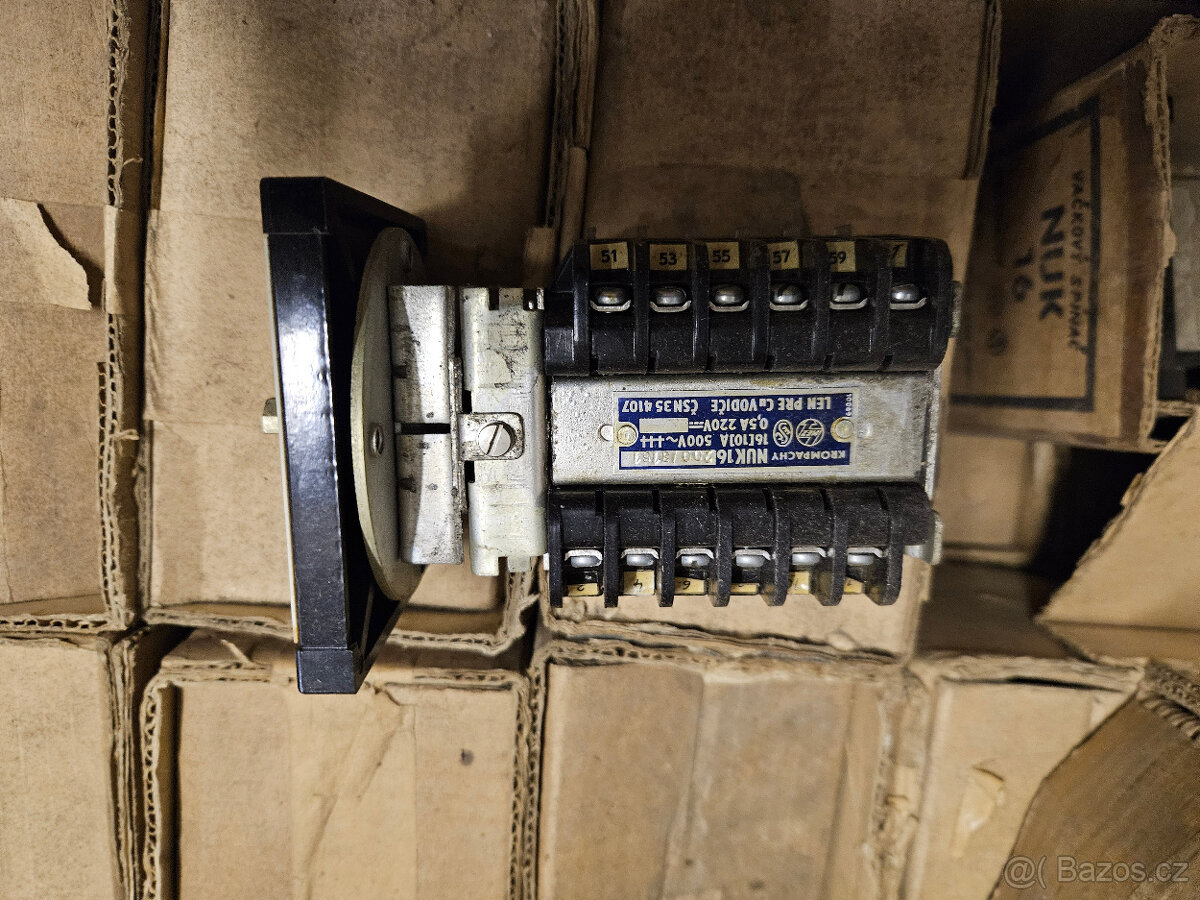 Vačkový spínač NUK16, typ 231/0013 - 2