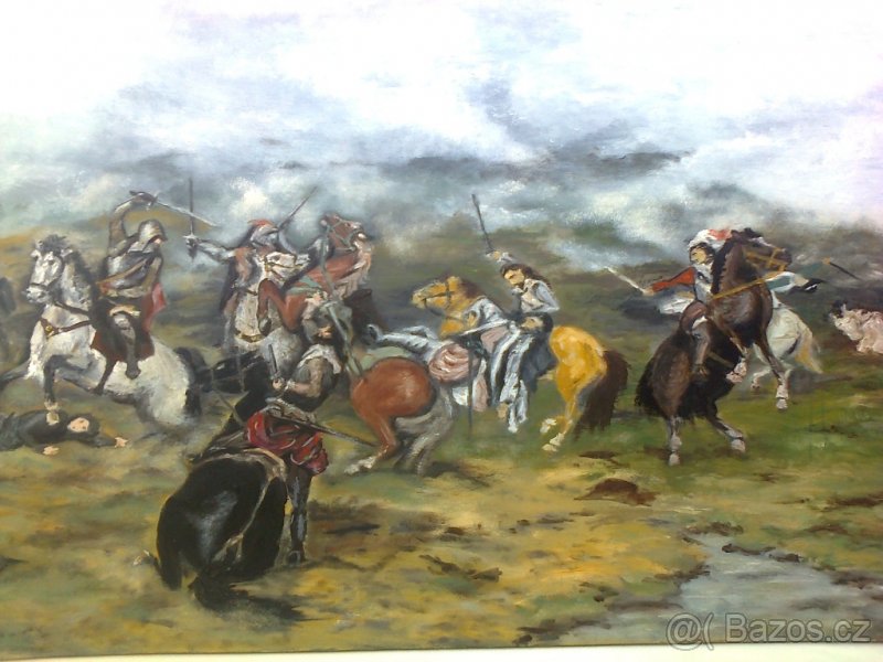 XXL obraz - bitva. - 2