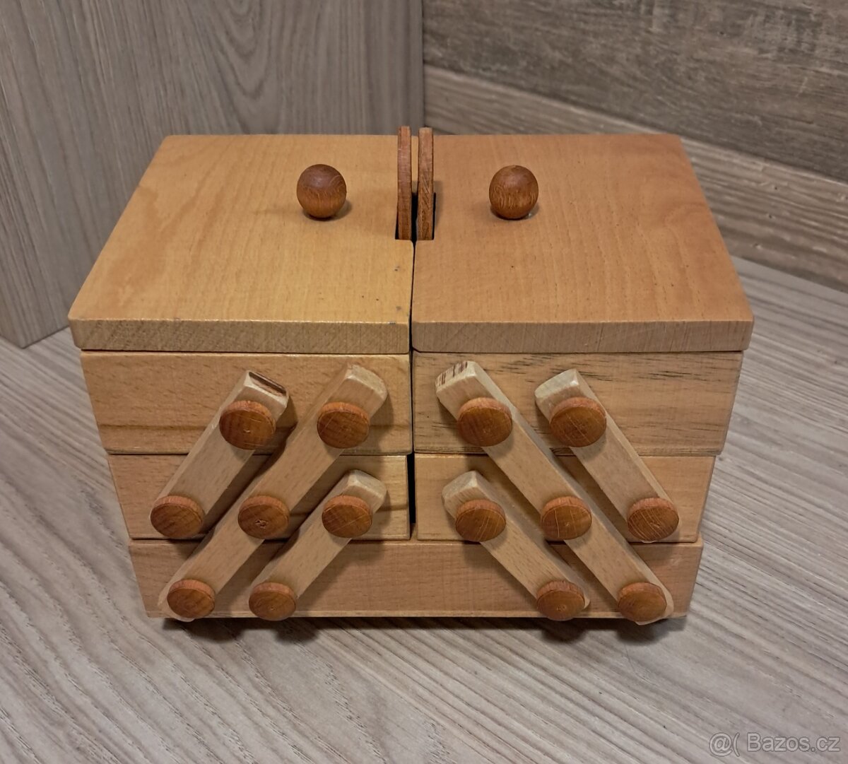 Dřevěná krabička - šperkovnice - 2