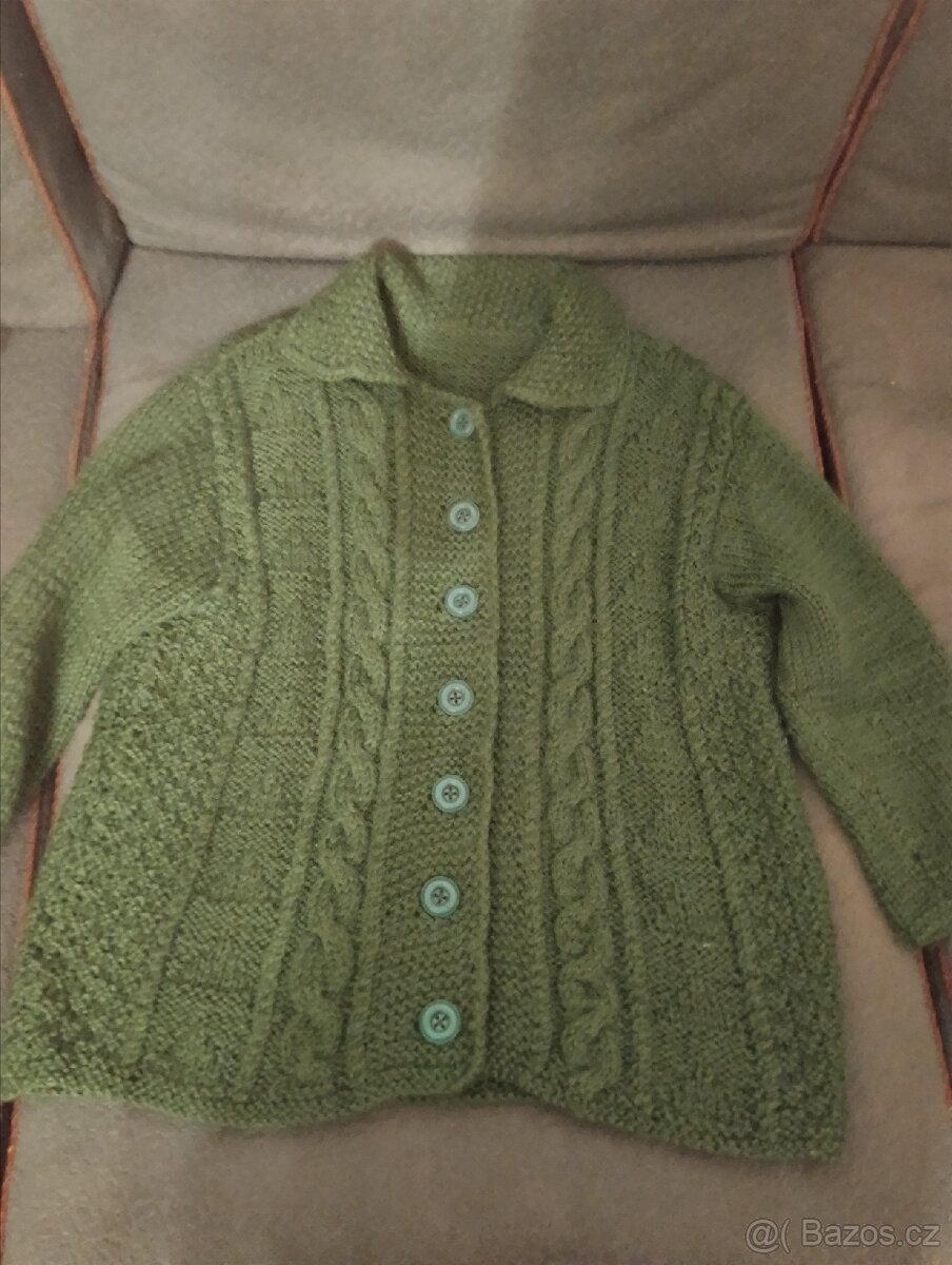 Ručně pletené svetry,teple - 2