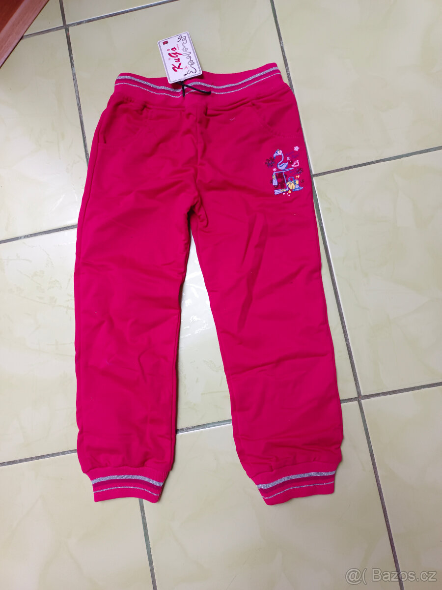 2x dívčí tepláky Kugo vel.122 - 2