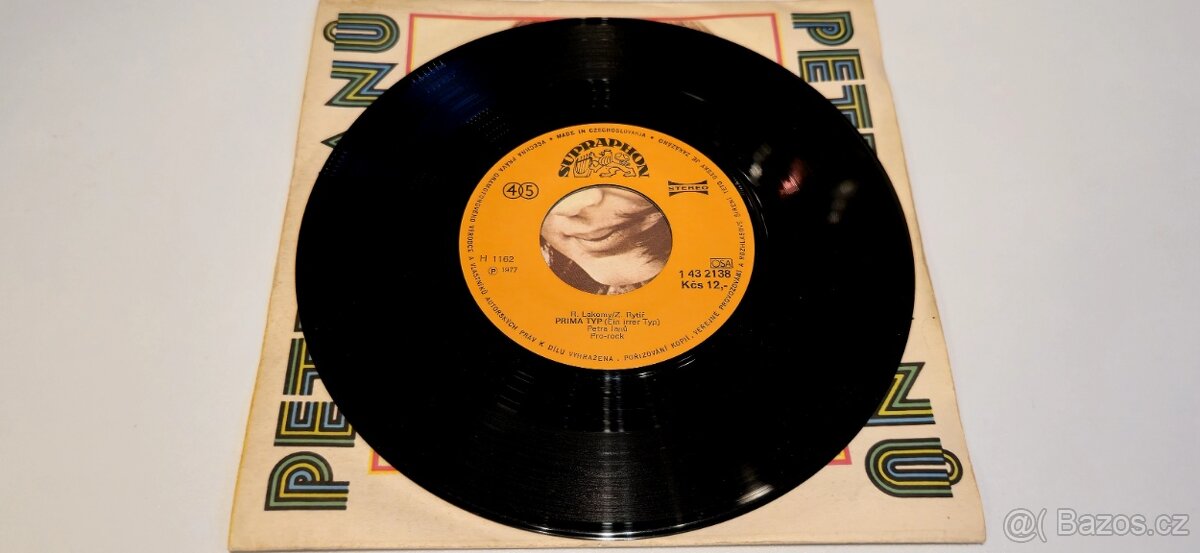 SP vinyl Petra Janů - To je správné / Prima typ - 2