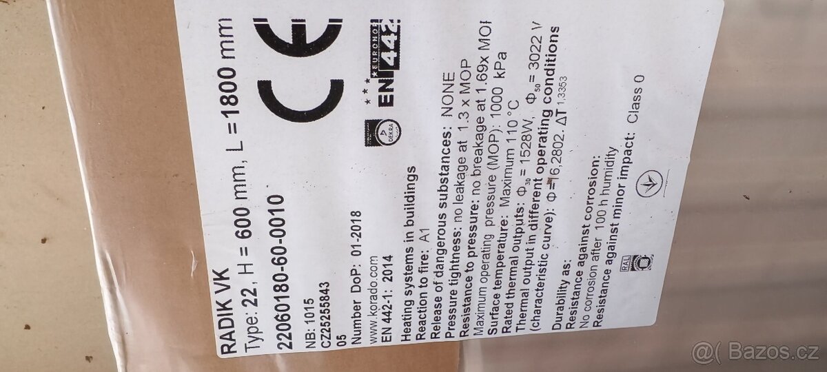 Korado 22 600 /180 - 2