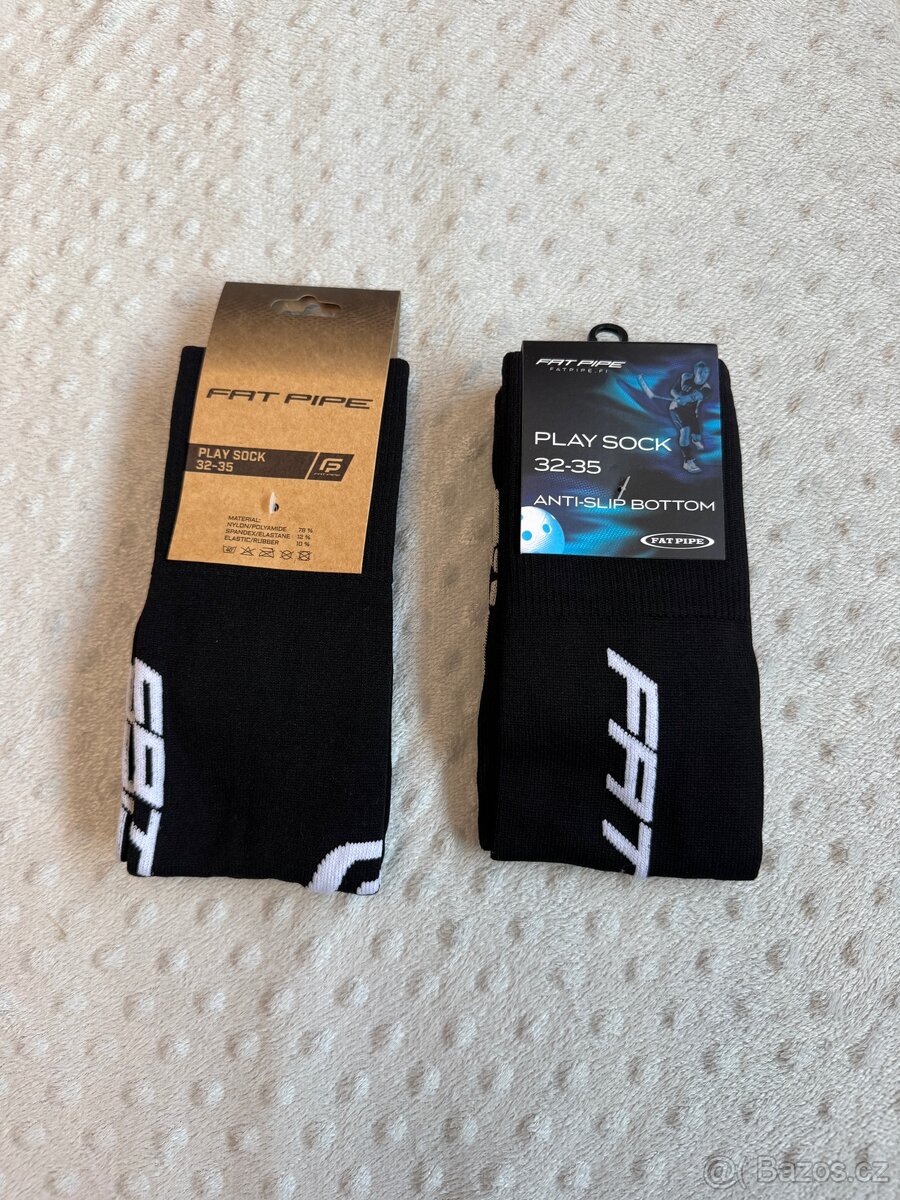 Nové- Fat pipe štulpny florbalové 32-35 - 2