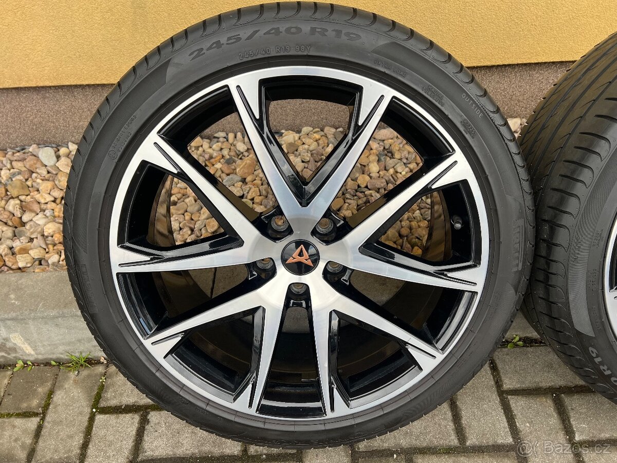 Originál ALU sada CUPRA ATECA 245/40 R19 - 2
