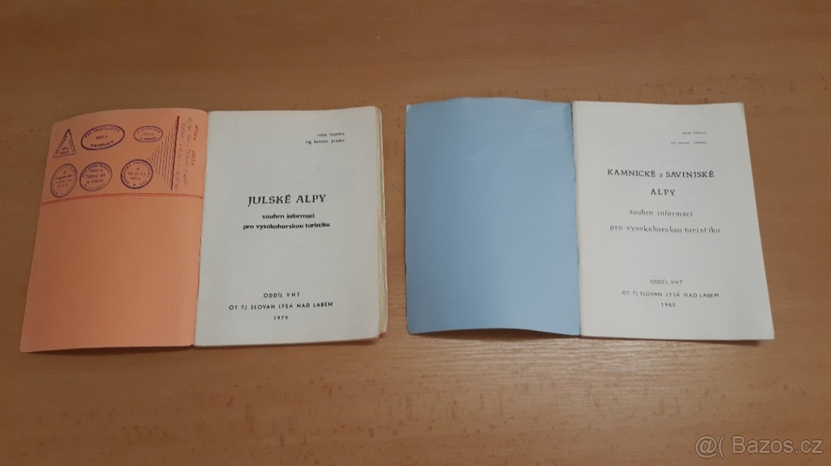 Knížky  Julské_Kamnické_Savinjské_ALPY - 2