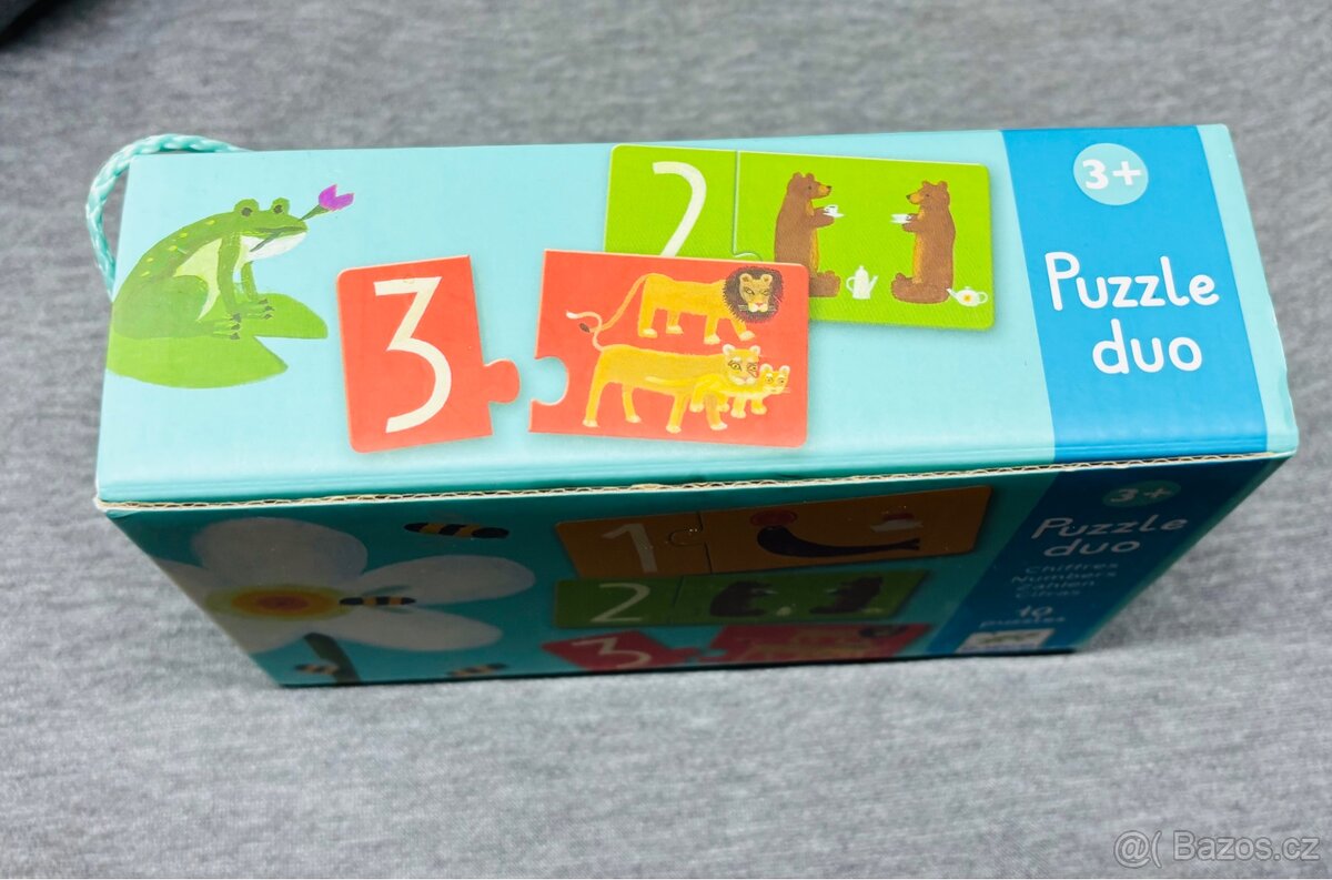 TOP stav - 2x puzzle Djeco: Duo Numbers+Je compte - 2