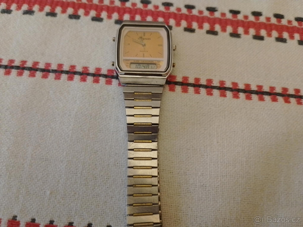 retro digitální duální hodinky - 2