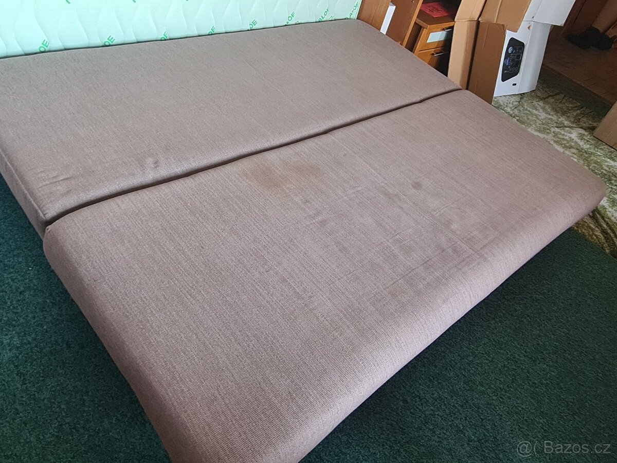 Rozkládací sedačka 160x200, s úložným prostorem - 2