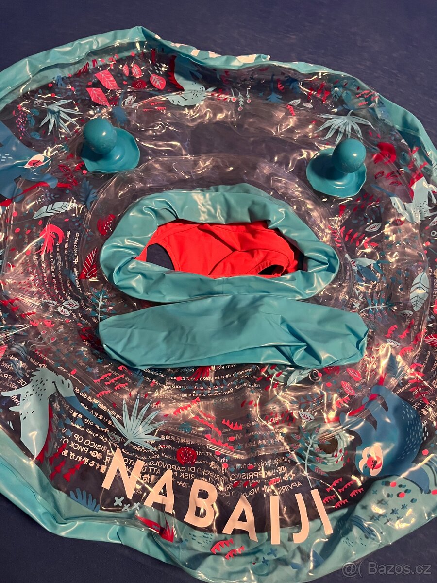 Dětský kruh na plavání se sedátkem a madly 7–15 kg - 2