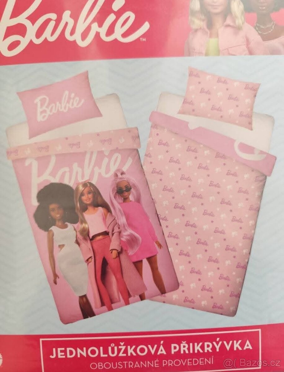 Barbie Dětské ložní povlečení, 140 x 200 cm, 70 x 90 cm - 2