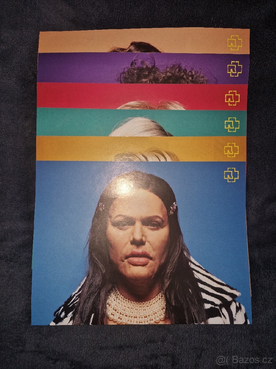 Rammstein plakáty + Časopis Zick Zack - 2
