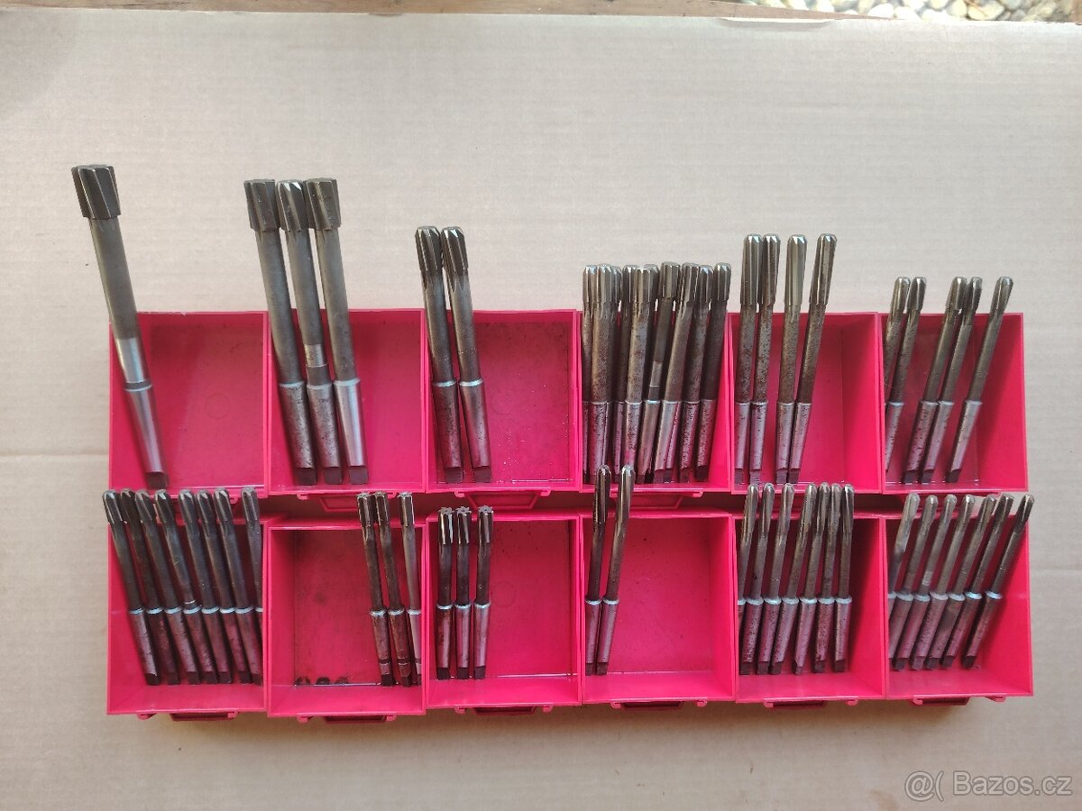 Výstružníky HSS – velká sada 304 ks – česká výroba - 2