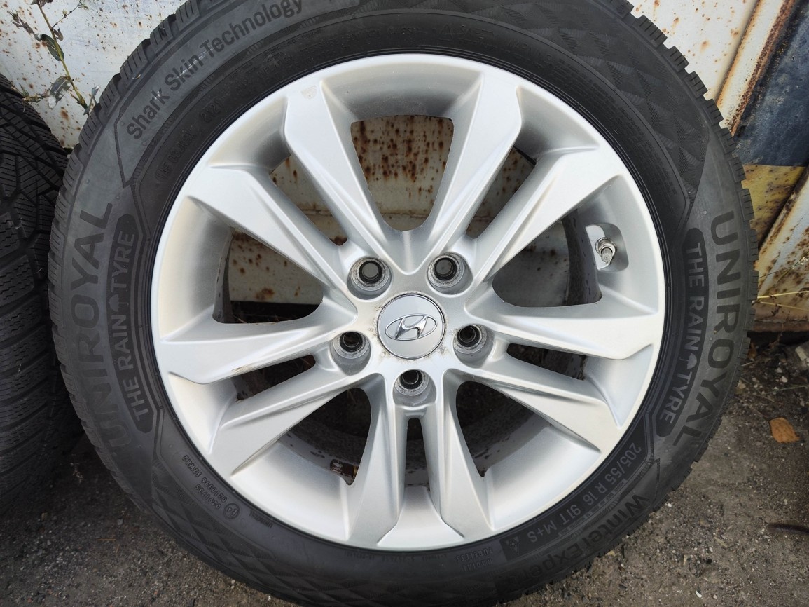 16"zimní alu sada 5x114 origo Hyundai i30 Ceed Venga TPMS - 2
