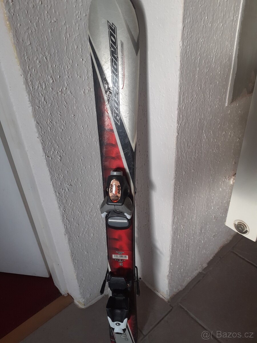dětské lyže zn. Rossignol vč.vázání 90 cm - 2