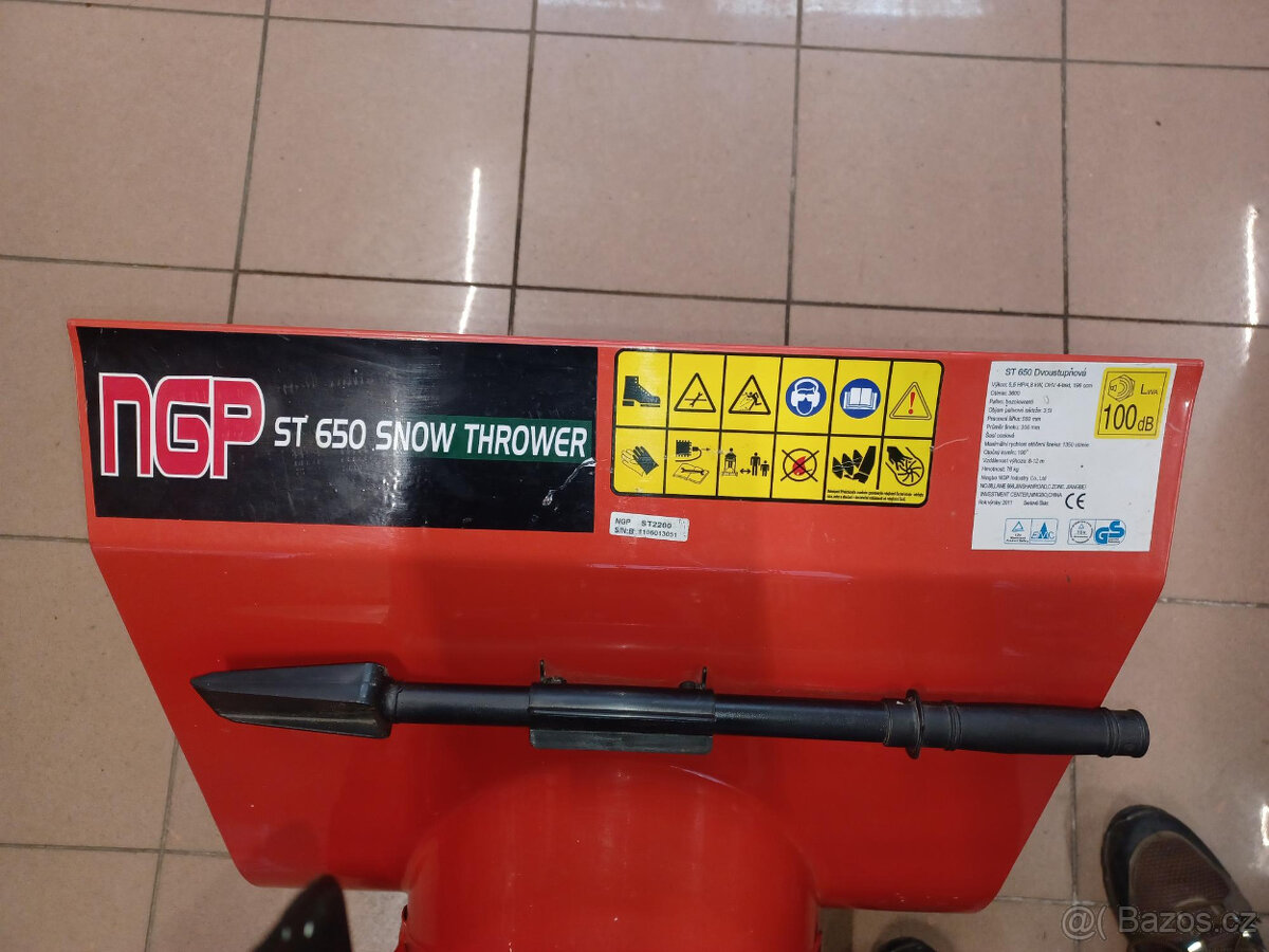 Sněhová fréza NGP ST 650 - 2