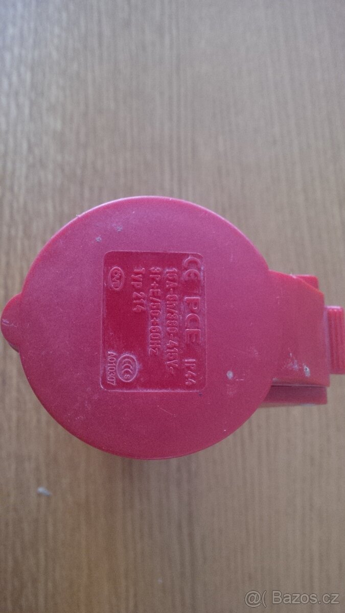 Elektrikářské zásuvky, zástrčky 380V, 400V 4 kolíkové - 2