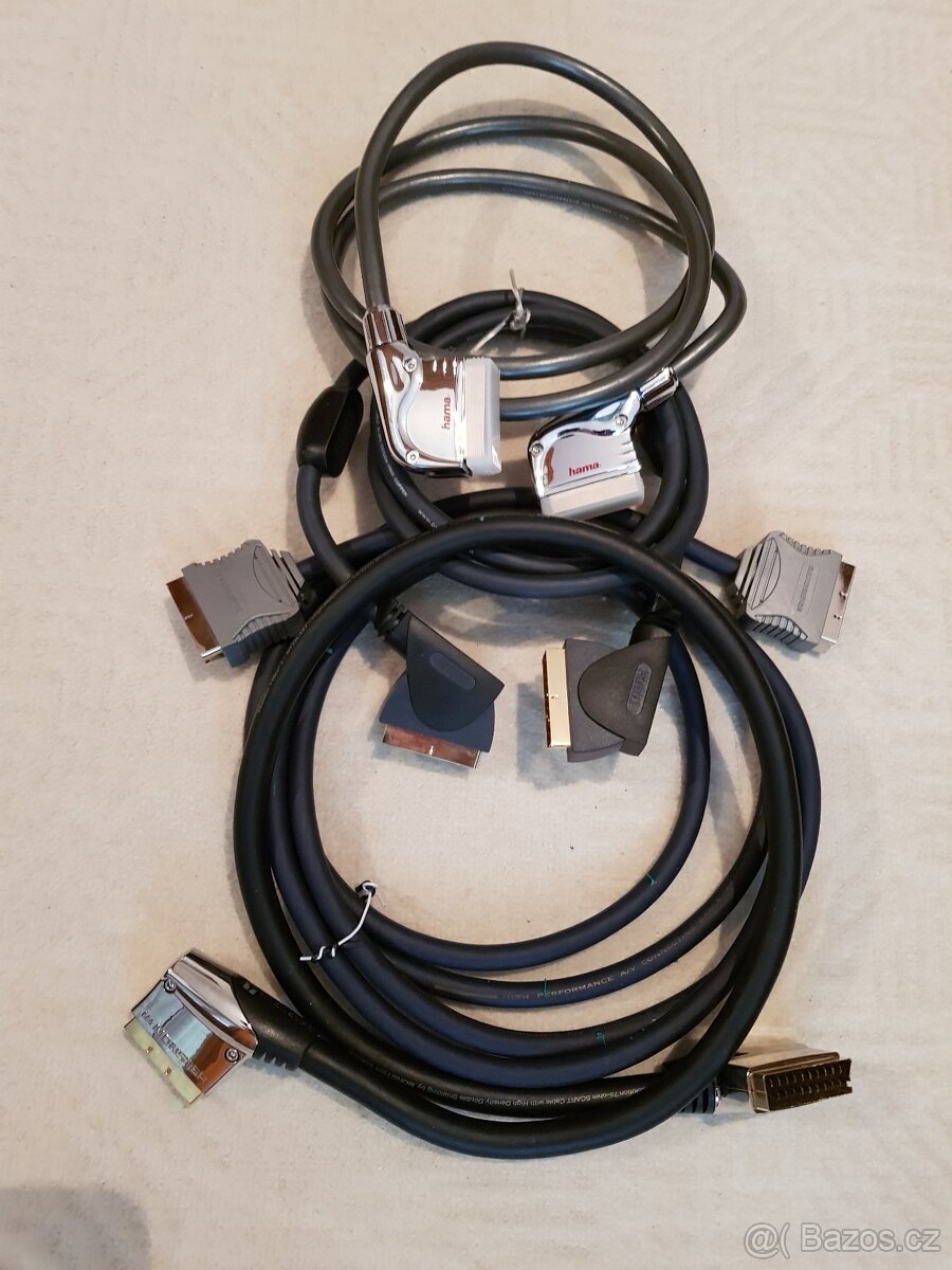 KABELY SCART RŮZNÉ DÉLKY - 2