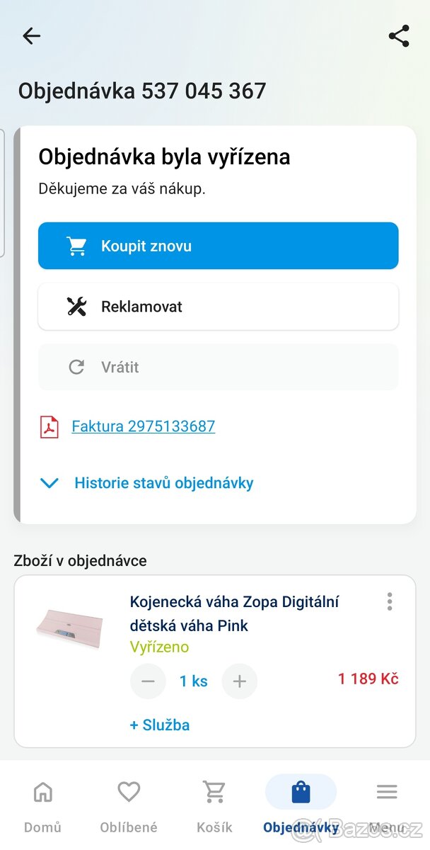 Zopa Digitální dětská váha Pink - 2