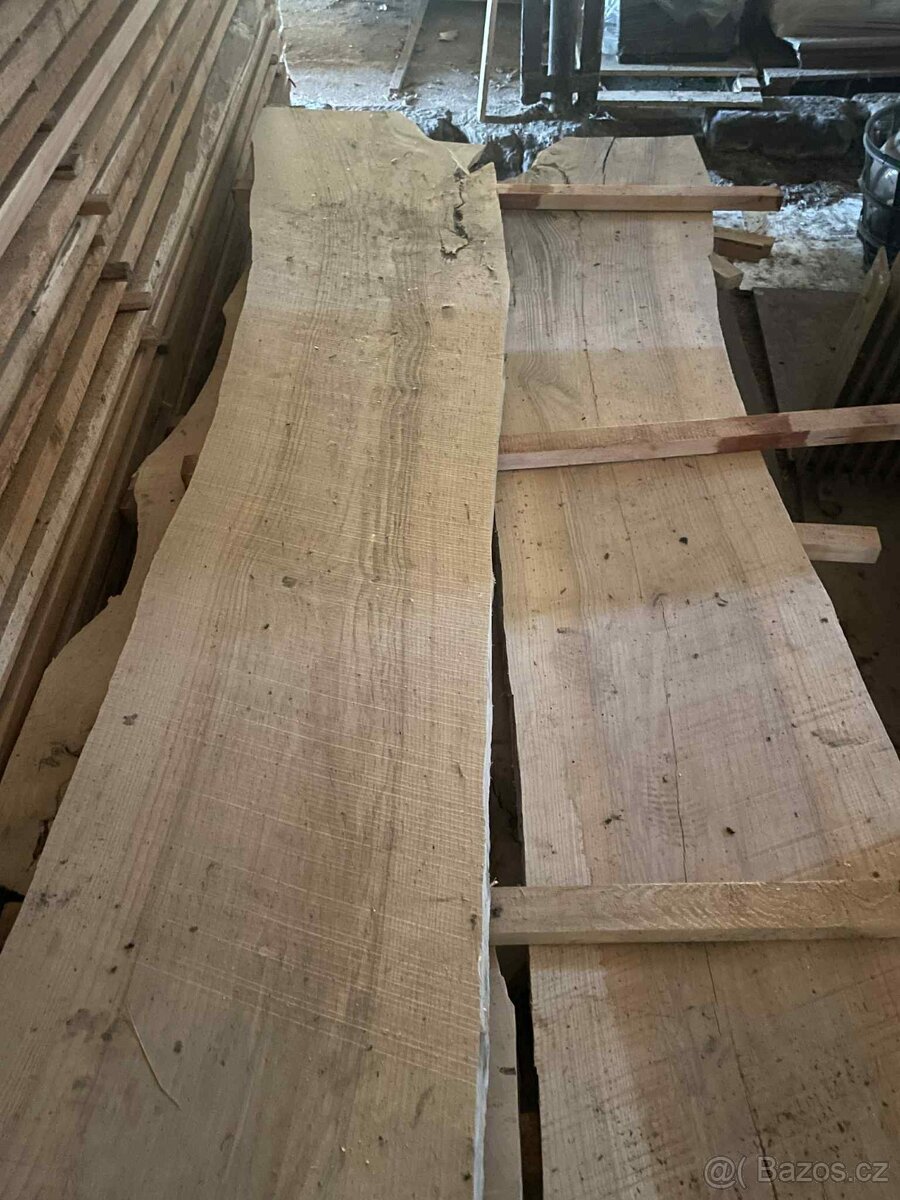 5 let suchý MODŘÍN a TOPOL – truhlářské fošny a prkna (Jičín - 2