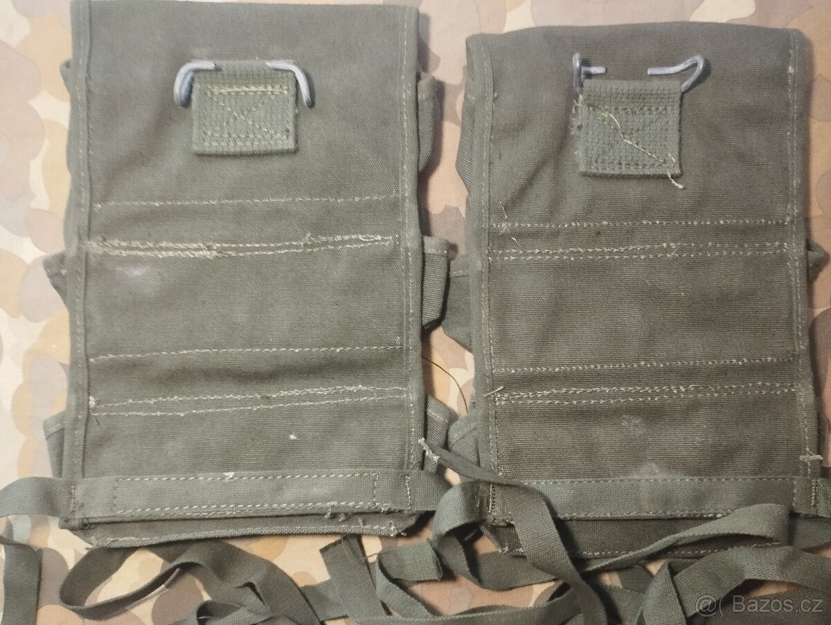 US army Vietnam sumky na granáty a medaile - 2