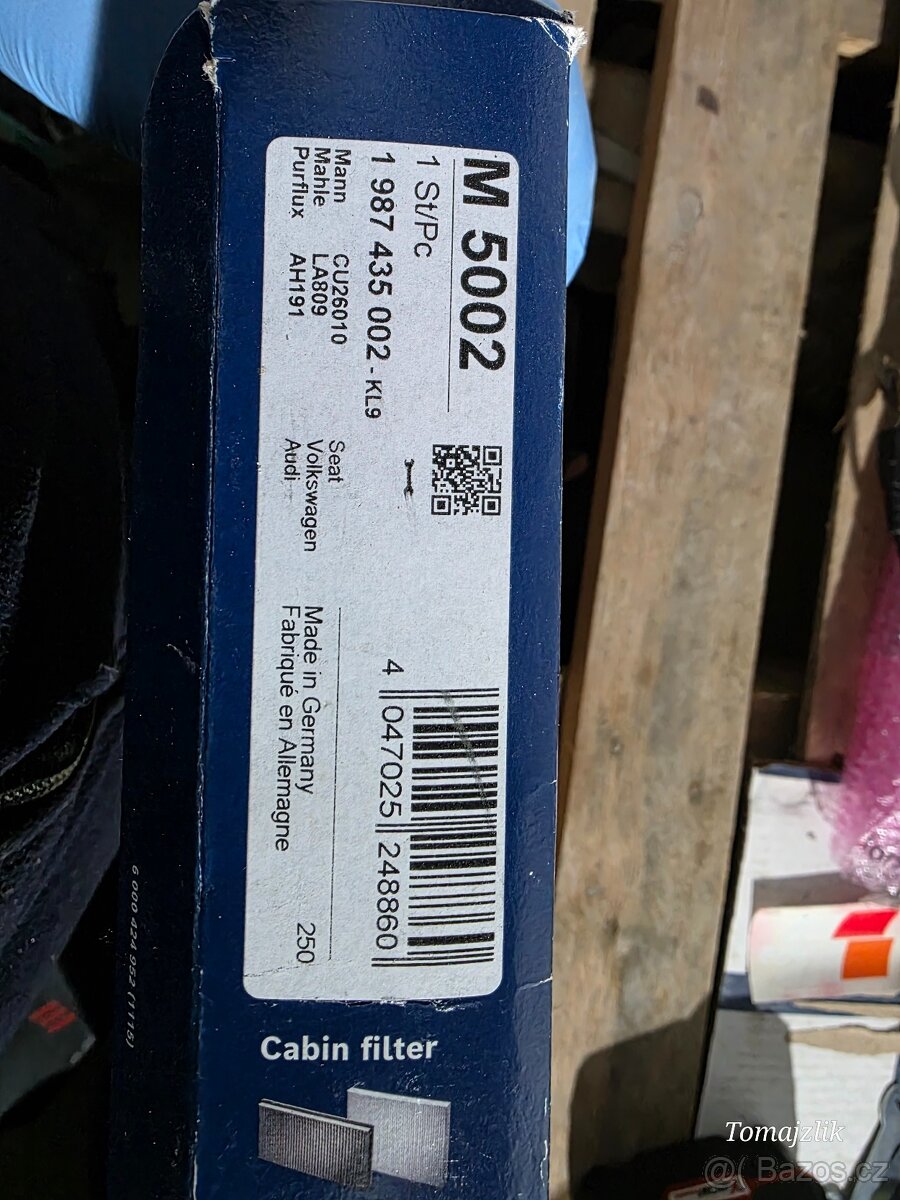 Kabinový filtr MANN-FILTER CUK 26 009 adsotop - 2