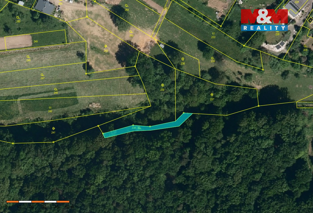 Prodej lesa, 339539 m², Fryšták - 2