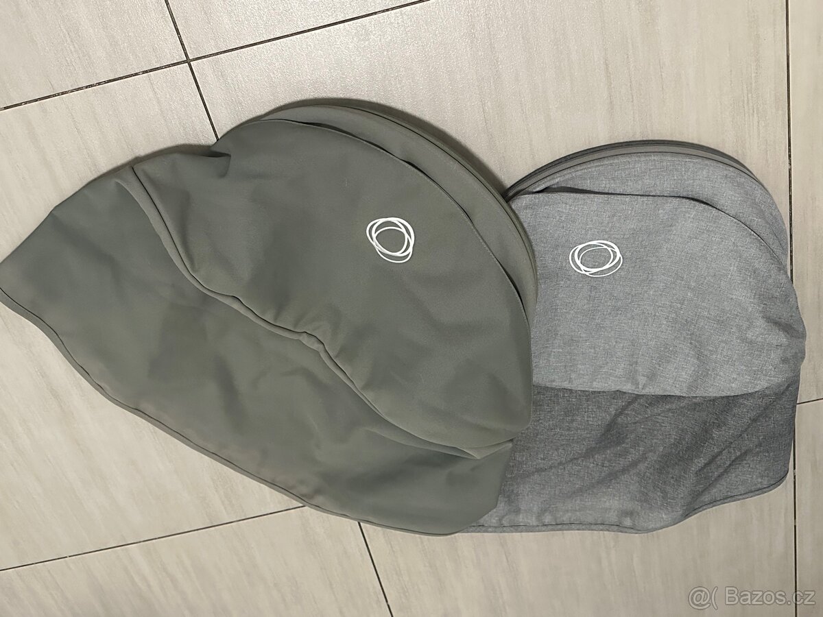 2x stříška Bugaboo Fox Grey melange a Forest Green - 2