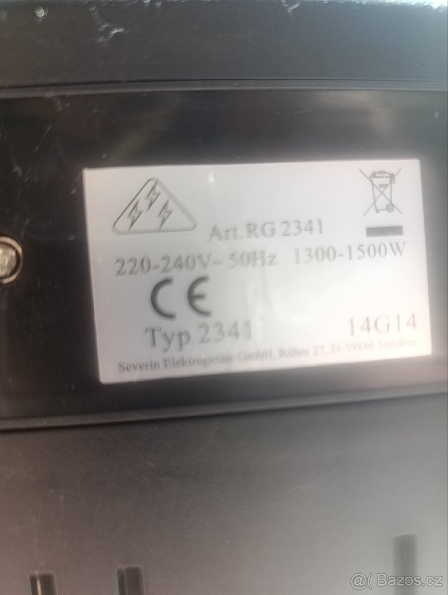 Elektrický stolní gril - 2