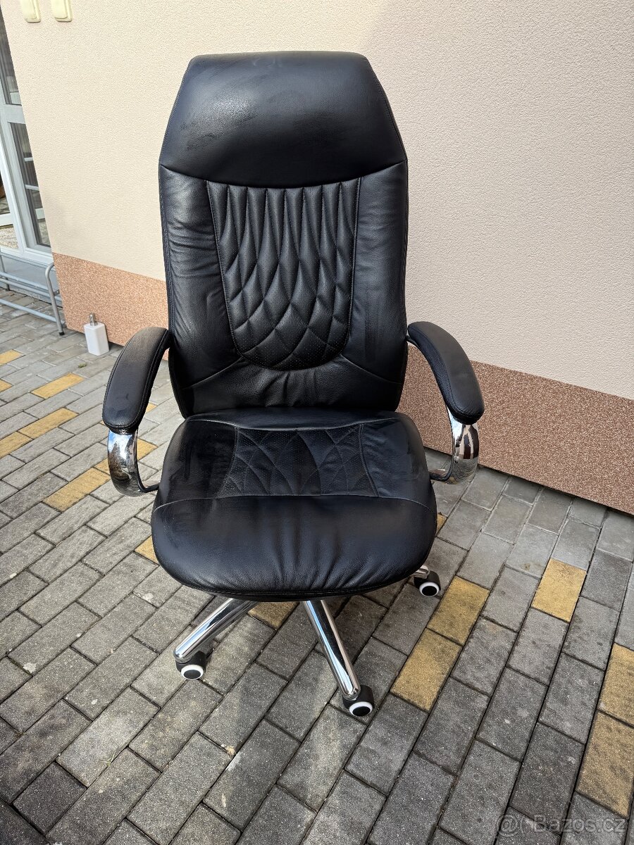 Kancelářská židle – kožená - 2