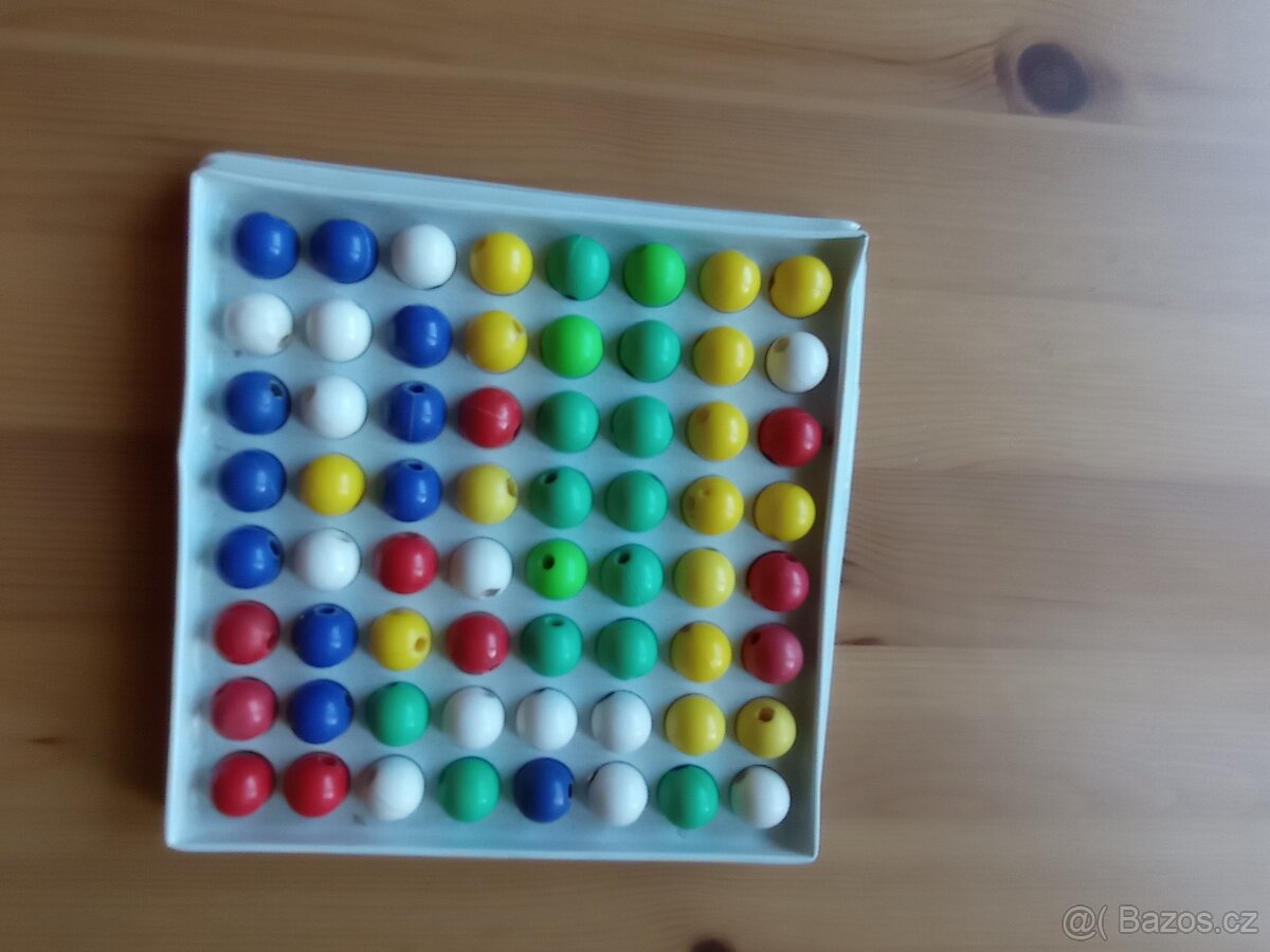 Retro hračka plastové korálky - 2