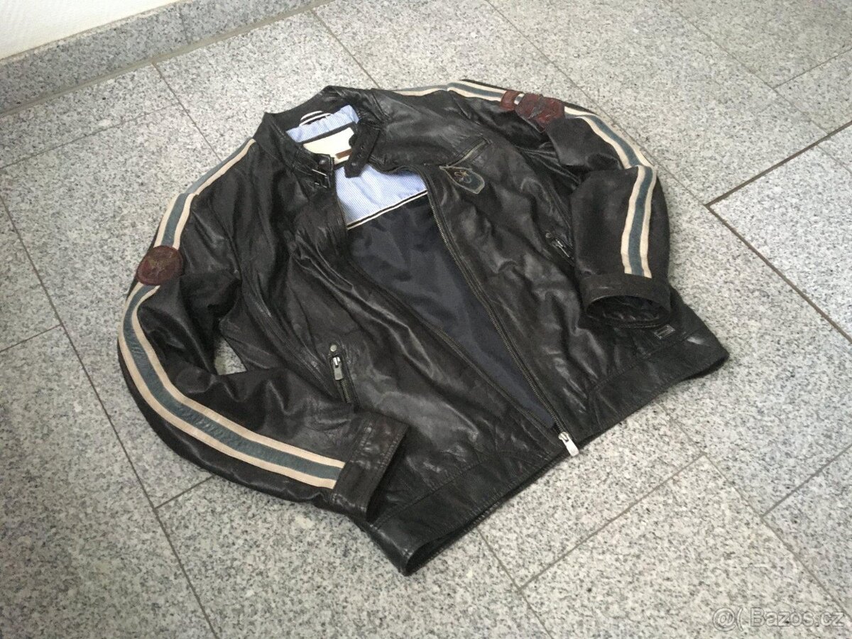 Super Kožená bunda Milestone 52 L - 2