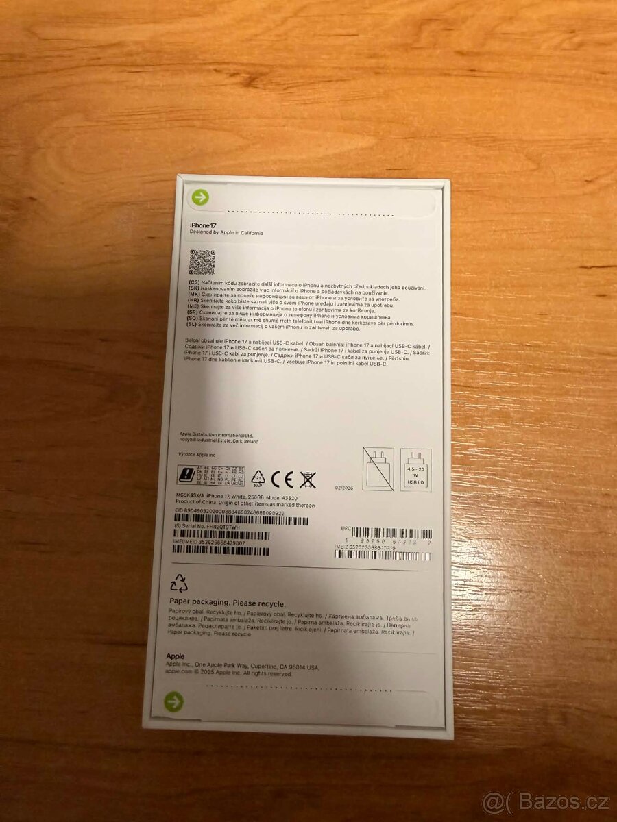 Apple iPhone 17 256GB NOVÝ - 2