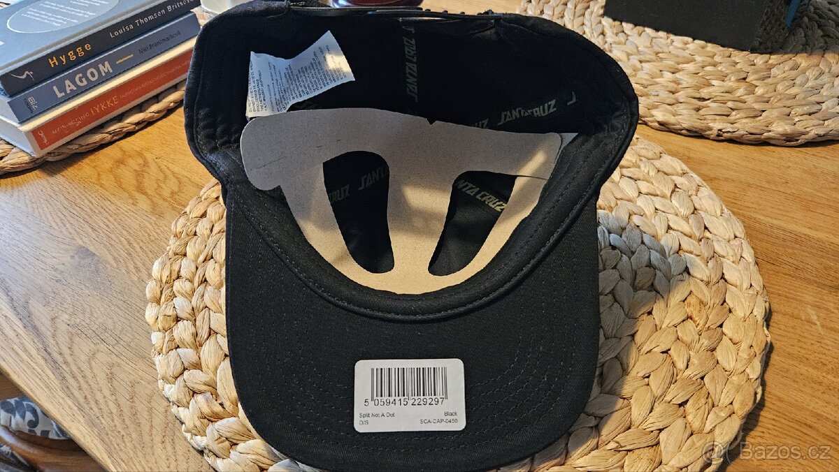 Kšiltovka Santa Cruz, nová, černá - 2