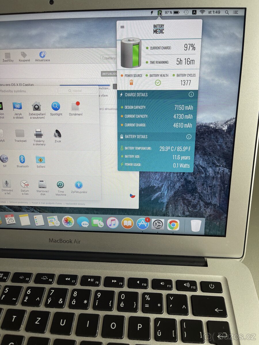 MacBook Air Core i5 model: (A1369) - 2