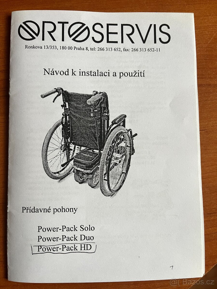 Přídavný pohon k invalid.vozíku - 2
