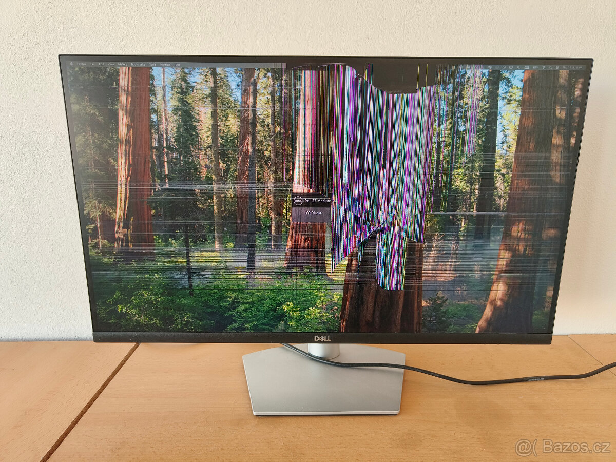 Monitor Dell 27 S2722DC Style, prasknute LCD, nahradni dily - 2