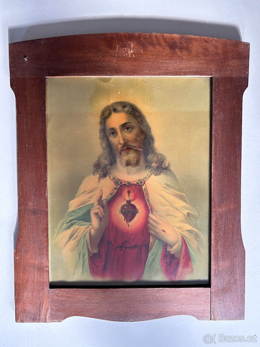 Prodám obraz Panny Marie a obraz Ježíše Krista - 2