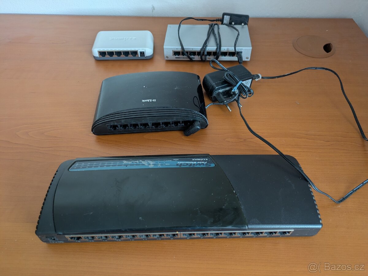 Switche FE 100Mbit 5/8/16 port Edimax, Zyxel, D-Link - 2