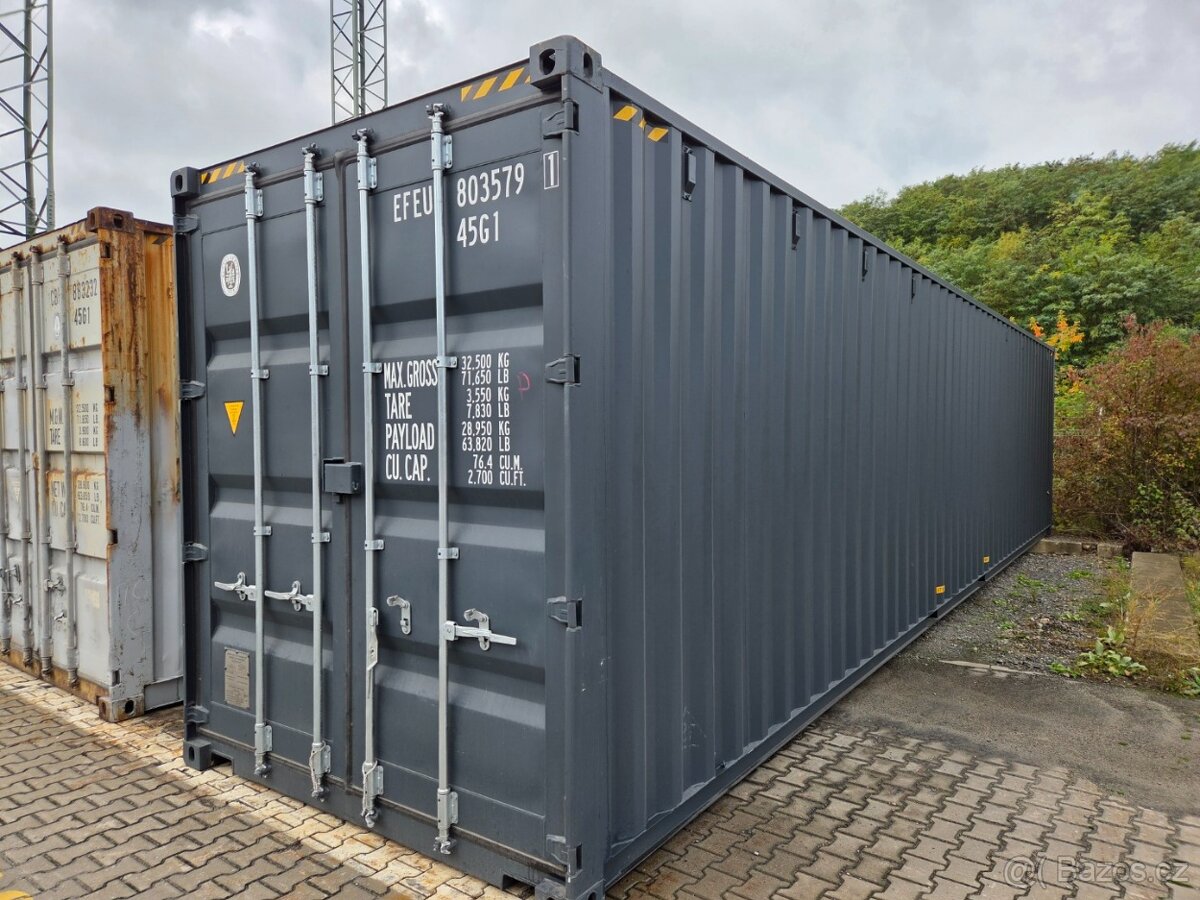 Po první cestě lodní kontejner 40 HC - 2