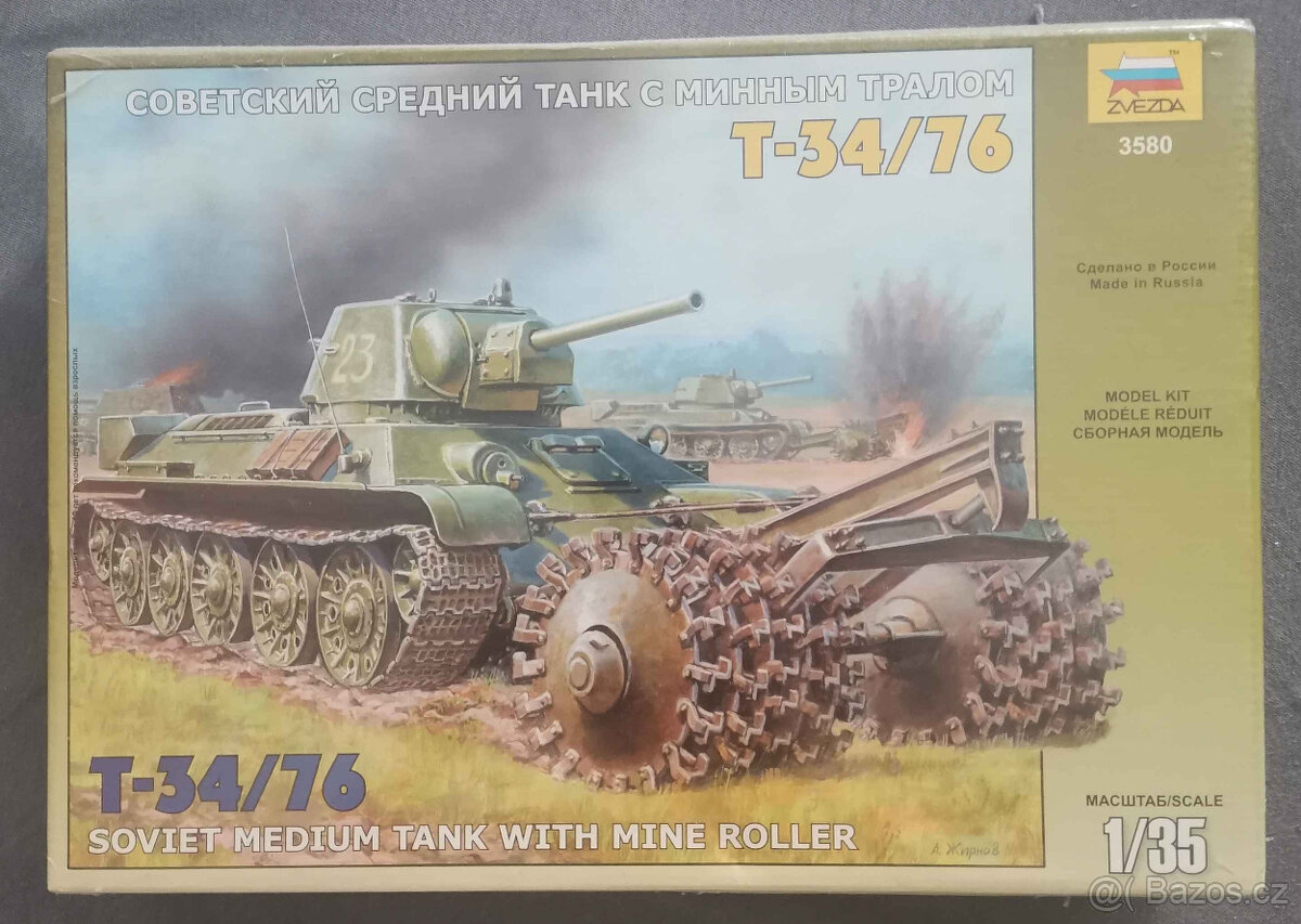 Tank T-34/76 | Zvezda | 3580 | 1:35 | Nerozbaleno, rarita - 2