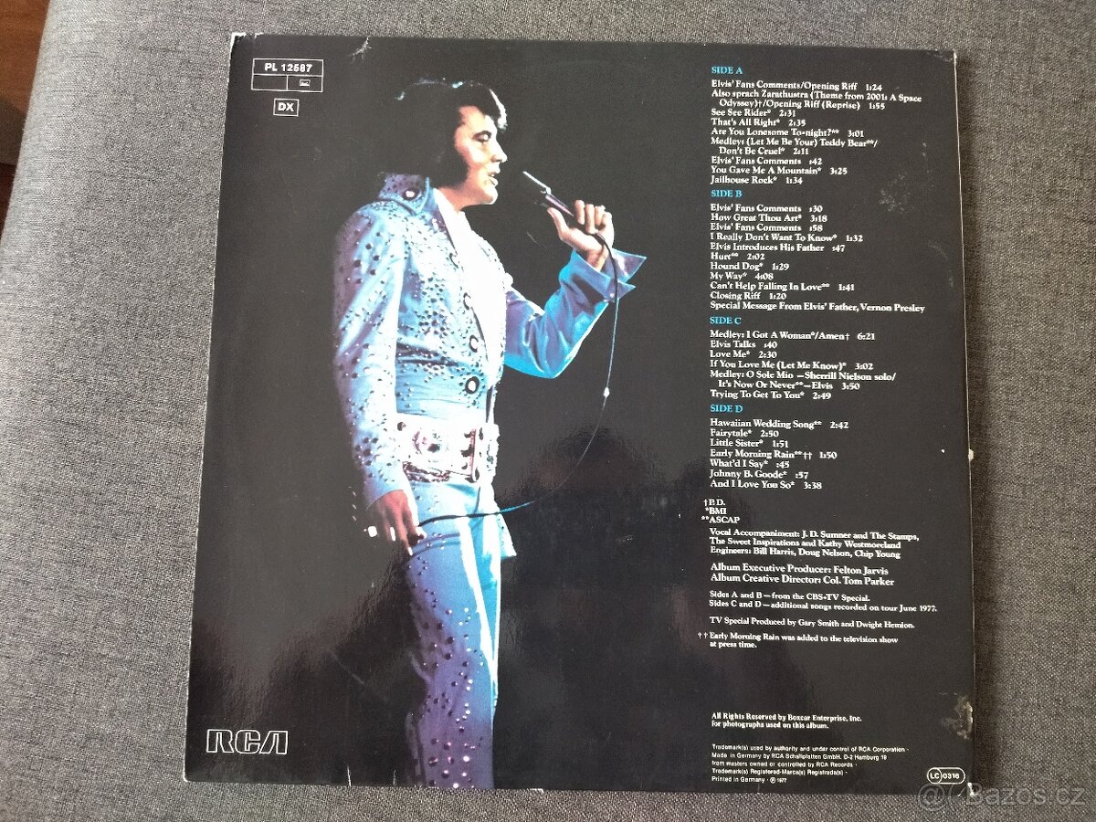 2LP - Elvis In Concert - PL 12587 - 2